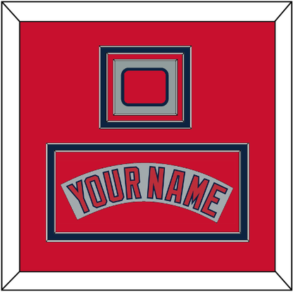 Boston Nameplate & Logo Patch - Road Gray (1992-2008) - Premier Tier 3