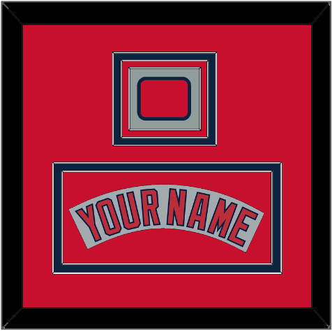 Boston Nameplate & Logo Patch - Road Gray (1992-2008) - Premier Tier 3
