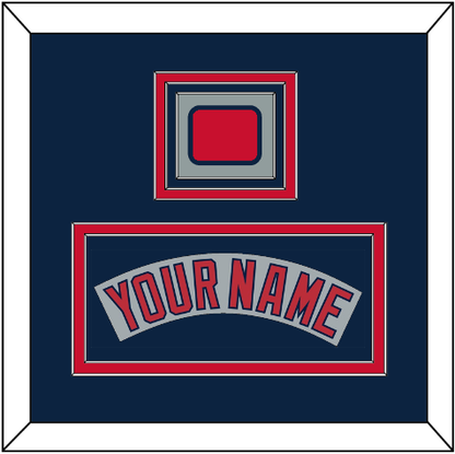 Boston Nameplate & Logo Patch - Road Gray (1992-2008) - Premier Tier 4
