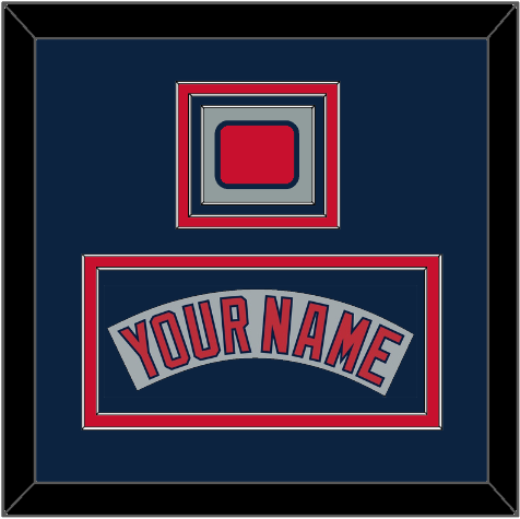 Boston Nameplate & Logo Patch - Road Gray (1992-2008) - Premier Tier 4