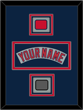 Boston Nameplate, Logo Patch & World Series Jersey Patch - Road Gray (1992-2008) - Triple Mat 4
