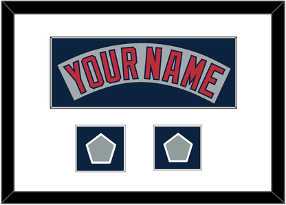 Boston Nameplate & Two World Series Champions Patches - Road Gray (1992-2008)- Essential Tier 1