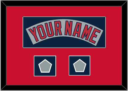 Boston Nameplate & Two World Series Champions Patches - Road Gray (1992-2008)- Essential Tier 3
