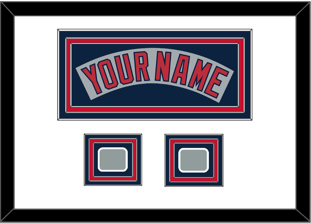 Boston Nameplate & Two World Series Jersey Patches - Road Gray (1992-2008)- Premier Tier 1