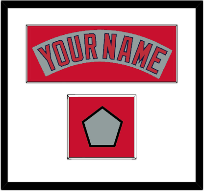 Boston Nameplate & World Series Jersey Patch - Road Gray (1990-2008)- Essential Tier 1