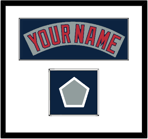 Boston Nameplate & World Series Jersey Patch - Road Gray (1990-2008)- Essential Tier 2