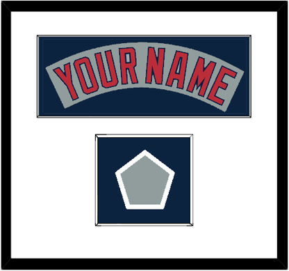 Boston Nameplate & World Series Jersey Patch - Road Gray (1990-2008)- Essential Tier 2