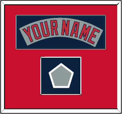 Boston Nameplate & World Series Jersey Patch - Road Gray (1990-2008)- Essential Tier 3
