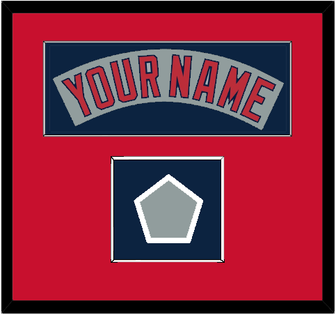 Boston Nameplate & World Series Jersey Patch - Road Gray (1990-2008)- Essential Tier 3