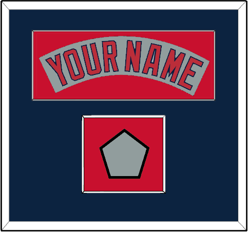 Boston Nameplate & World Series Champions Patch - Road Gray (1992-2008)- Essential Tier 4