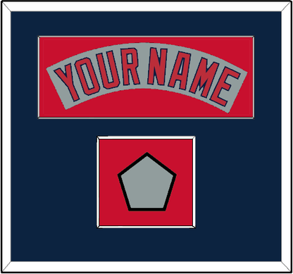 Boston Nameplate & World Series Champions Patch - Road Gray (1992-2008)- Essential Tier 4