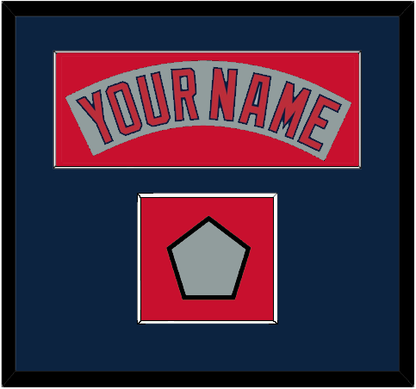 Boston Nameplate & World Series Champions Patch - Road Gray (1992-2008)- Essential Tier 4