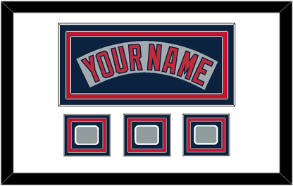 Boston Nameplate & Three World Series Champions Patches - Road Gray (1992-2008)- Premier Tier 1