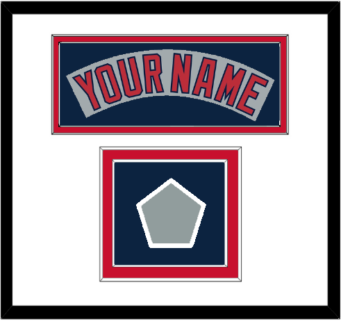 Boston Nameplate & World Series Champions Patch - Road Gray (1992-2008) - Signature Tier 2