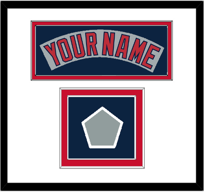 Boston Nameplate & World Series Champions Patch - Road Gray (1992-2008) - Signature Tier 2