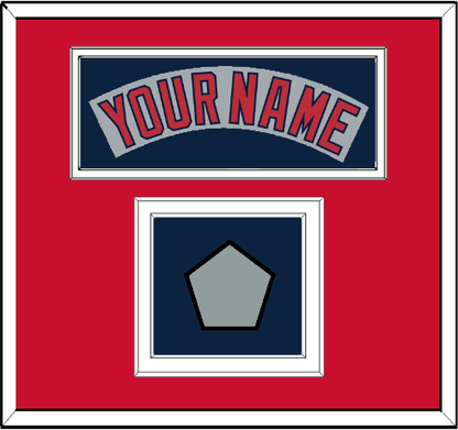 Boston Nameplate & World Series Jersey Patch - Road Gray (1990-2008) - Signature Tier 3