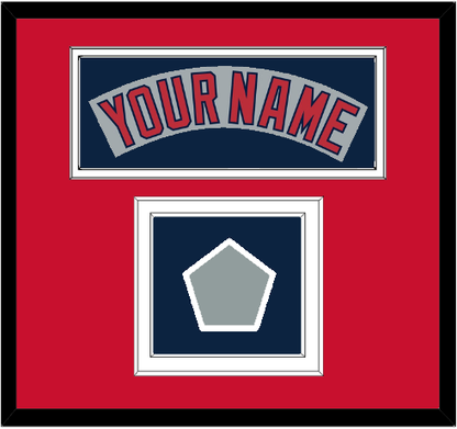 Boston Nameplate & World Series Champions Patch - Road Gray (1992-2008) - Signature Tier 3