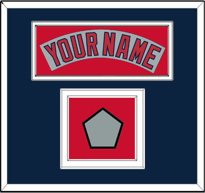 Boston Nameplate & World Series Champions Patch - Road Gray (1992-2008) - Signature Tier 4