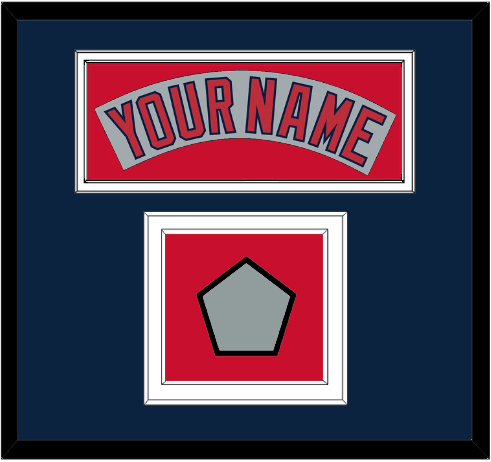 Boston Nameplate & World Series Champions Patch - Road Gray (1992-2008) - Signature Tier 4