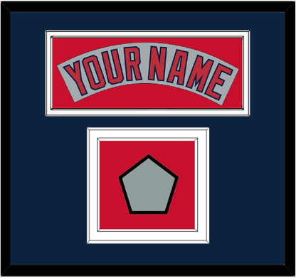 Boston Nameplate & World Series Champions Patch - Road Gray (1992-2008) - Signature Tier 4
