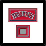 Boston Nameplate & World Series Champions Patch - Road Gray (1992-2008) - Triple Mat 1