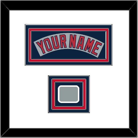 Boston Nameplate & World Series Jersey Patch - Road Gray (1992-2008) - Premier Tier 2