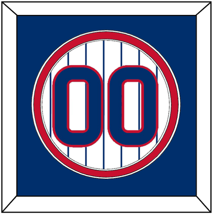 Chicago Number - Home White Pinstripes - Signature Tier 2