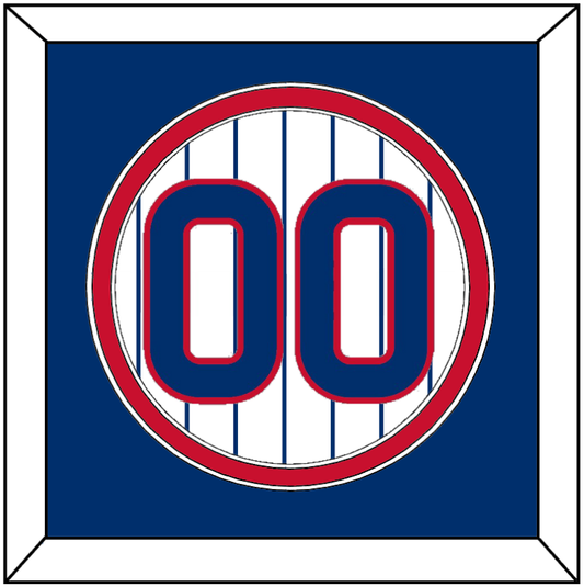 Chicago Number - Home White Pinstripes - Signature Tier 2