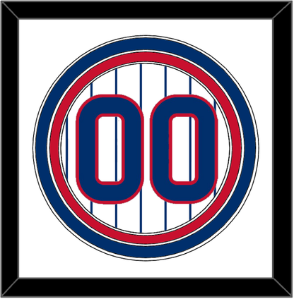 Chicago Number - Home White Pinstripes- Premier Tier 1
