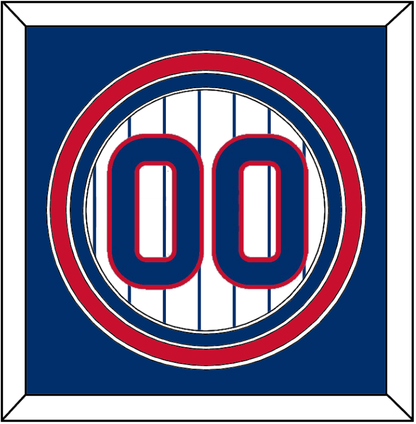 Chicago Number - Home White Pinstripes- Premier Tier 2