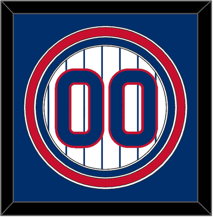 Chicago Number - Home White Pinstripes- Premier Tier 2