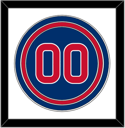 Chicago Number - Alternate Blue - Premier Tier 1