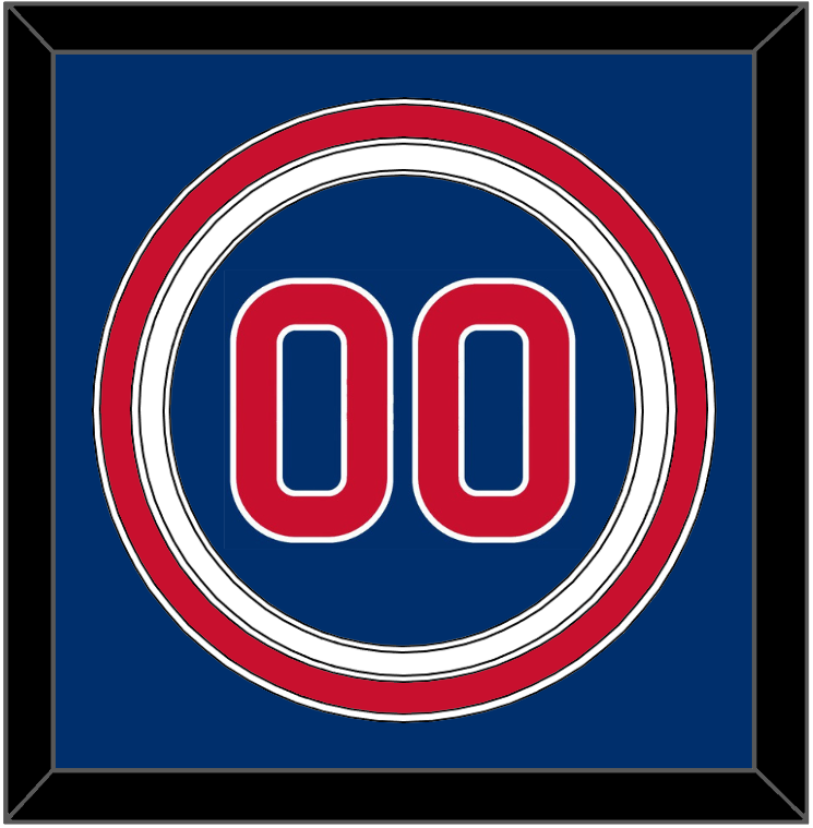 Chicago Number - Alternate Blue - Premier Tier 2