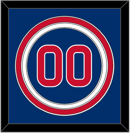 Chicago Number - Alternate Blue - Premier Tier 2