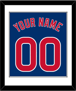 Chicago Name & Number - Alternate Blue - Single Mat 1