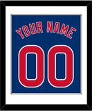 Chicago Name & Number - Alternate Blue - Single Mat 1