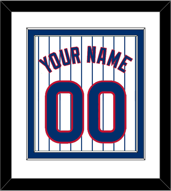 Chicago Name & Number - Home White Pinstripes - Double Mat 1