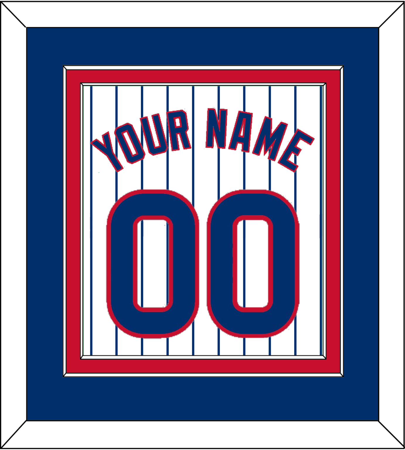 Chicago Name & Number - Home White Pinstripes - Signature Tier 2