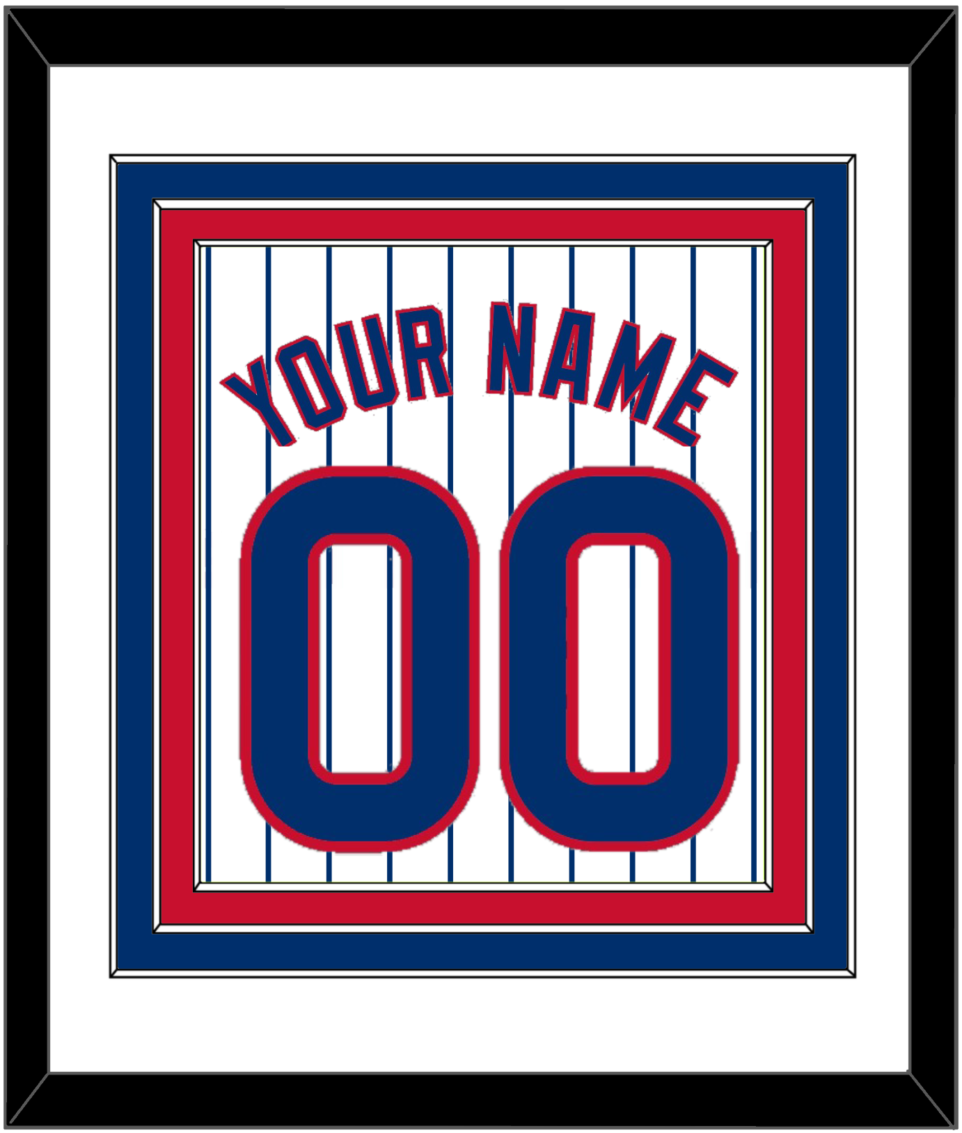 Chicago Name & Number - Home White Pinstripes - Premier Tier 1