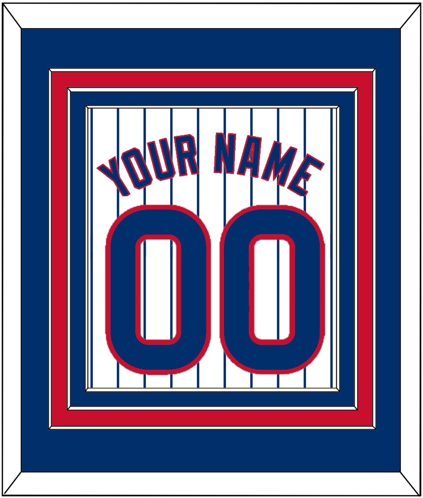 Chicago Name & Number - Home White Pinstripes - Premier Tier 2