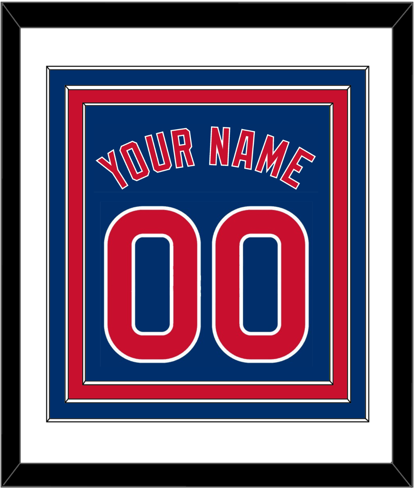Chicago Name & Number - Alternate Blue - Premier Tier 1