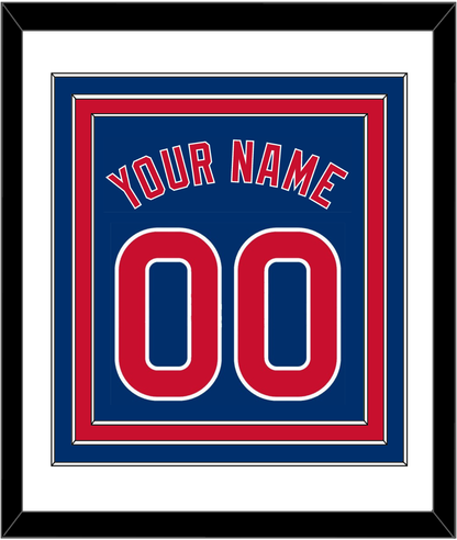 Chicago Name & Number - Alternate Blue - Premier Tier 1