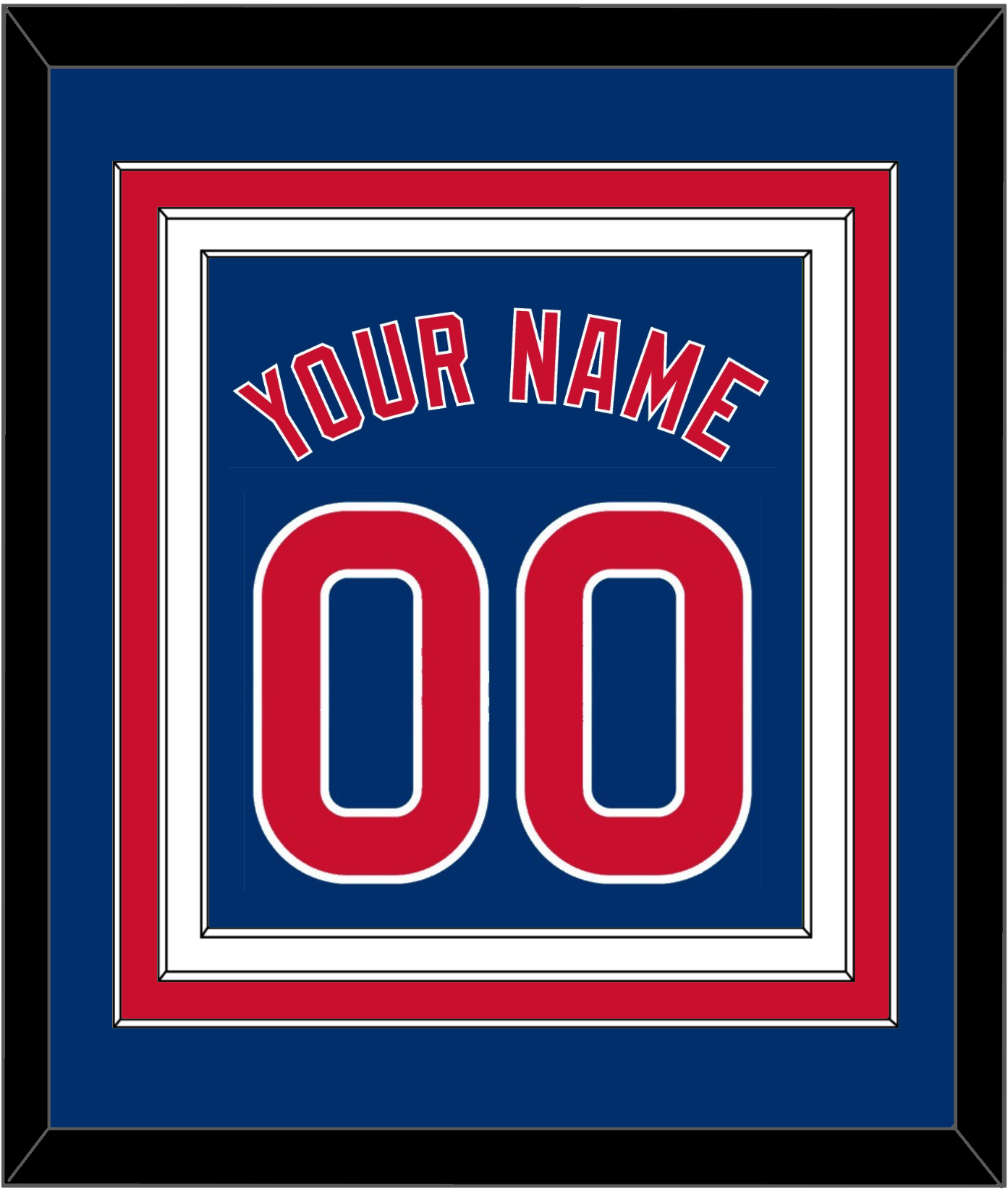 Chicago Name & Number - Alternate Blue - Premier Tier 2
