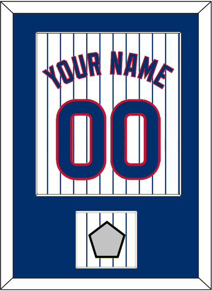 Chicago Name, Number & 2016 World Series Jersey Patch - Home White Pinstripes - Essential Tier 1