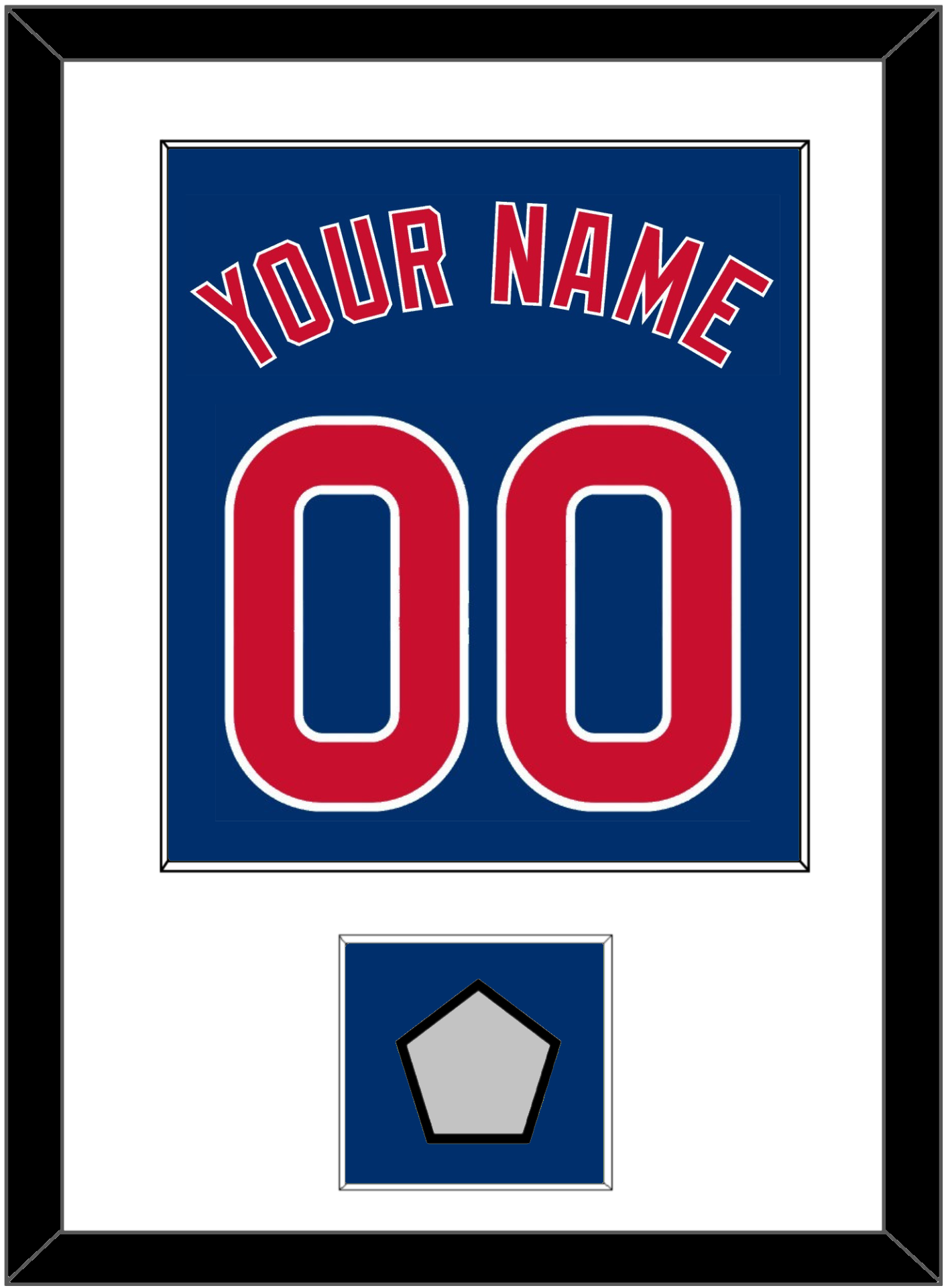 Chicago Name, Number & 2016 World Series Jersey Patch - Alternate Blue - Essential Tier 1