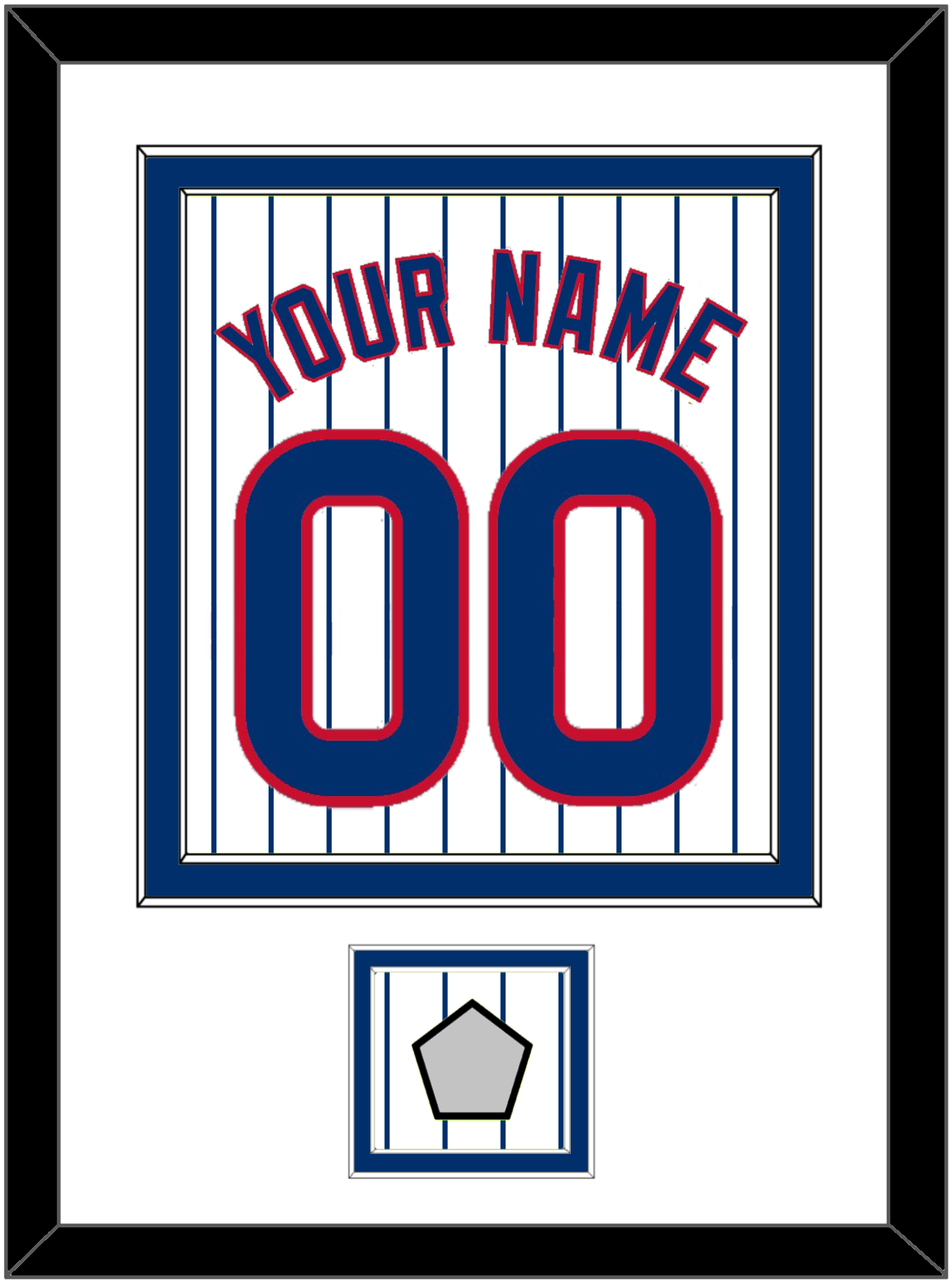 Chicago Name, Number & 2016 World Series Jersey Patch - Home White Pinstripes - Signature Tier 1