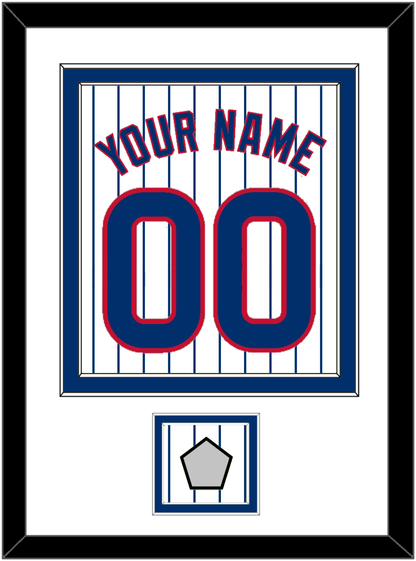 Chicago Name, Number & 2016 World Series Jersey Patch - Home White Pinstripes - Signature Tier 1