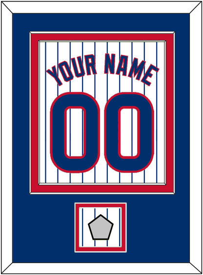 Chicago Name, Number & 2016 World Series Jersey Patch - Home White Pinstripes - Signature Tier 2