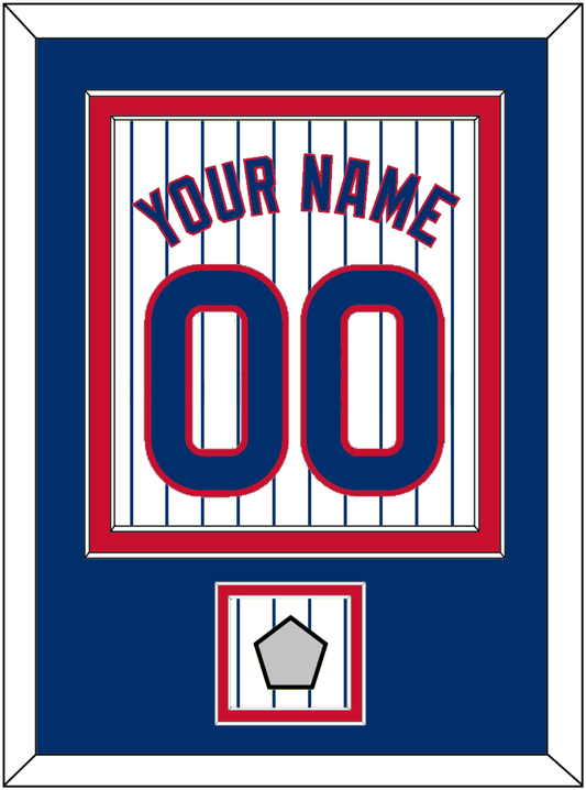 Chicago Name, Number & 2016 World Series Jersey Patch - Home White Pinstripes - Signature Tier 2