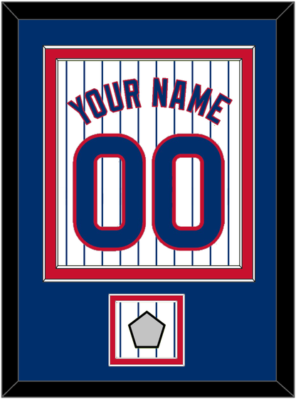 Chicago Name, Number & 2016 World Series Jersey Patch - Home White Pinstripes - Signature Tier 2